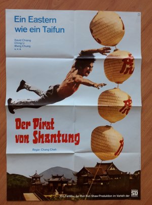 DER PIRAT VON SHANTUNG (Ma Yong Zhen) - Original Kinoplakat / Filmposter - A1 - Gefaltet