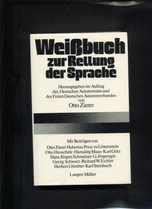 Weißbuch zur Rettung der Sprache