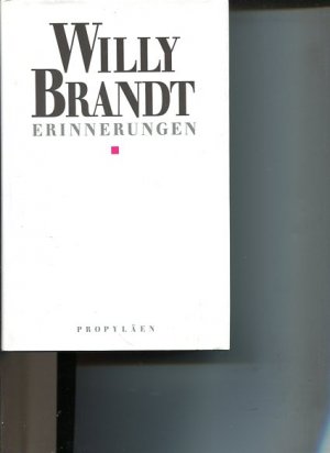 gebrauchtes Buch – Willy Brandt – Erinnerungen.