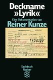 gebrauchtes Buch – Reiner Kunze – Deckname Lyrik. Eine Dokumentation. Fischer Sachbuch 10854.