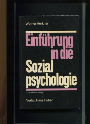 Einführung in die Sozialpsychologie.