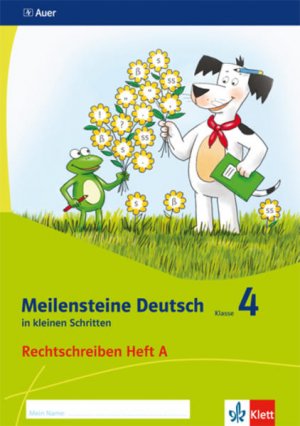 gebrauchtes Buch – Meilensteine Deutsch in kleinen Schritten 4. Rechtschreiben - Ausgabe ab 2017 Heft A Klasse 4