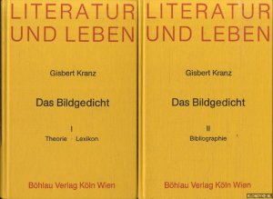 Das Bildgedicht. Theorie - Lexikon - Bibliographie (2 volumes)