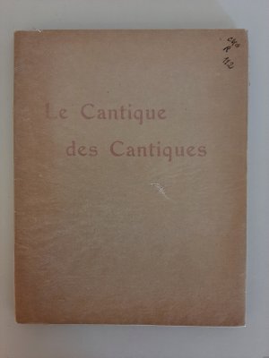 Le Cantique des Cantiques