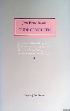 Oude gedichten *GESIGNEERD*