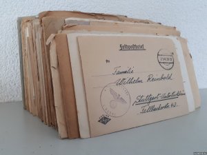 Feldpost: 117 letters from/to Wilhelm Reinbold to his family in Stuttgart during WWII