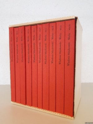 gebrauchtes Buch – Majakowski, Wladimir & Leonhard Kossuth (editor) & Hugo Huppert  – Werke: Werkausgabe edition Suhrkamp in zehn Bänden (10 volumes)