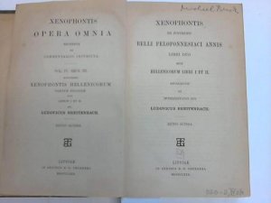 Xenophontis de postremis Belli Peloponnesiaci Annis Libri Duo sive Hellenicorum Libri I et II