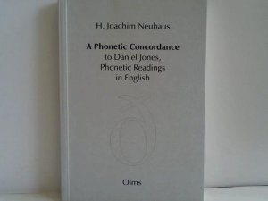 A Phonetic Concordance to Daniel Jones. Phonetic Readings in English