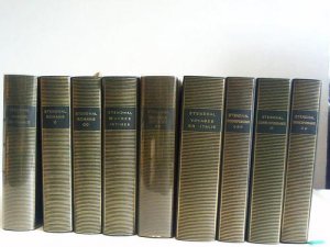 Correspondance/Romans/Oeuvres Intimes/Voyages en Italie/Voyages en France. 9 Bände