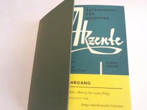 Akzente. Zeitschrift für Dichtung: Jahrgang 1959. Heft 1-6 komplett