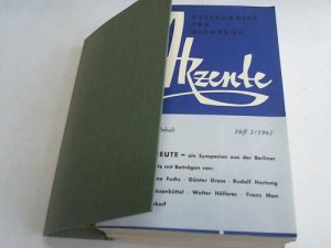 Akzente. Zeitschrift für Dichtung: Jahrgang 1961. Heft 1-6 komplett