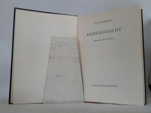 gebrauchtes Buch – Will Berthold – Kriegsgericht. Roman nach Tatsachen