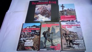 Zusammen 5 Bücher: Gebirgskrieg 1915- 1918, Band 1, Ortler, Adamello, Gardasee/ Band 2, Die Dolomitenfront von Trient bis zum Kreuzbergsattel/ Band 3, […]