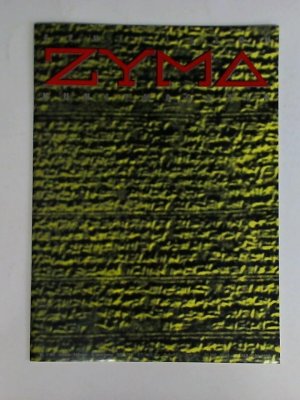 gebrauchtes Buch – Feuilleton ZYMA - Kunstmagazin – Feuilleton ZYMA - 6. Jahrgang, Nr. 1/88 (Januar/Februar)