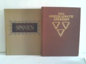 Das unbekannte Spanien. Baukunst, Landschaft, Volksleben/ Spanien. Ein Farbbildwerk. Zusammen 2 Bände