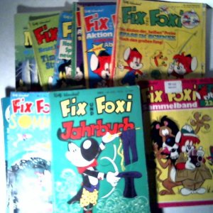 Fix und Foxi. 12 Hefte, 1 Sammelband und Jahrbuch
