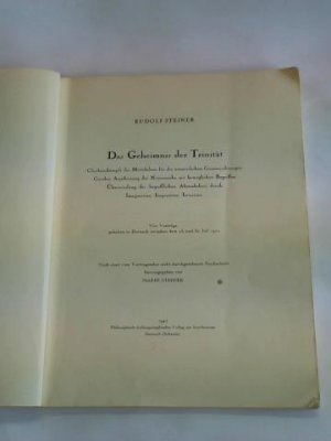 Das Geheimnis de Trinität. Glaubenskämpfe des Mittelalters für die neuzeitlichen Geistesrichtungen. Goethes Anschauung der Naturreiche mit beweglichen […]