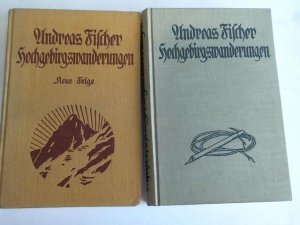 gebrauchtes Buch – Andreas Fischer – Hochgebirgswanderungen in den Alpen und im Kaukasus. 2 Bände