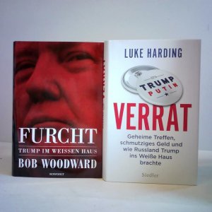 gebrauchtes Buch – Bob Woodward – Furcht. Trump im Weißen Haus/ Verrat. Geheime Treffen, schmutziges Geld und wie Russland Trump ins Weiße Haus brachte. 2 Bände