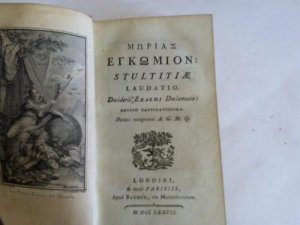 Morias Enkomion. Stultitiae laudatio. Editio castigatissima. Herausgegeben von Anne-Gabriel Meunier de Querlon/De optimo reipublicae statu, deque nova […]