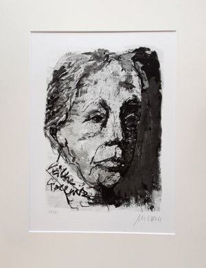 Käthe Kollwitz. - (Giclée-Print / 2020, num. u. signiertes Ex. Nr. 49, Auflage: 180)