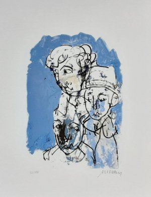 Passanten - (Giclée-Print / num. u. signiertes Ex. Nr. 52, Auflage: 180)