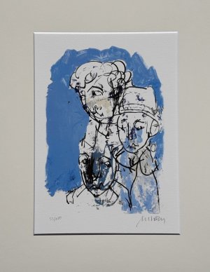 Passanten - (Giclée-Print / num. u. signiertes Ex. Nr. 53, Auflage: 180)