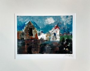 Haus am See. - (Giclée-Print / 2016, Ex. Nr. 146/180)