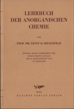 Lehrbuch der anorganischen Chemie