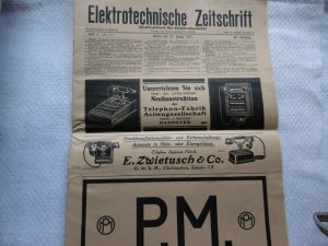 Elektrotechnische Zeitschrift ( Zentralblatt für Elektrotechnik ) 38. Jahrgang Heft 4 Berlin den 25. Januar 1917