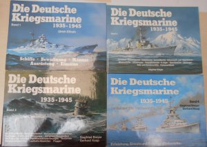 Die Deutsche Kriegsmarine 1933 - 1945 Band 1 - 4 vollständig