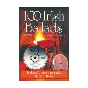 100 Irish Ballads - Volume 1 (CD Edition) (Melody line & lyrics, with chord symbols / Mixed Songbook)