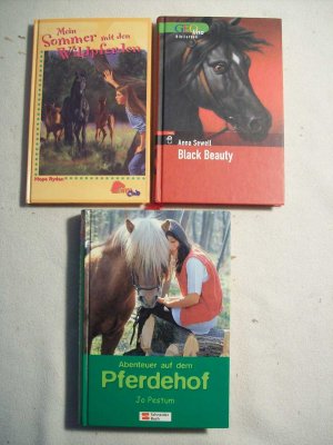 Abenteuer auf dem Pferdehof" & "Mein Sommer mit den Wildpferden" & "Black Beauty