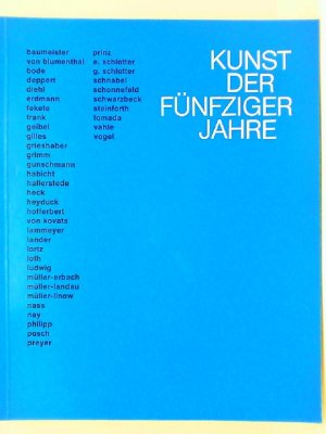 Kunst der fünfziger Jahre : Baumeister ... Saalbau-Galerie Darmstadt