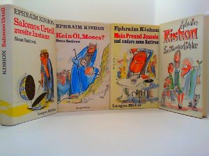 gebrauchtes Buch – Ephraim Kishon – Salomos Urteil, zweite Instanz 2) Familiengeschichten 3) Mein Freund Jossele 4) Kein, Öl Moses?