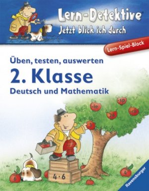 Üben, testen, auswerten (2. Klasse): Deutsch und Mathematik (Lern-Spiel-Block)