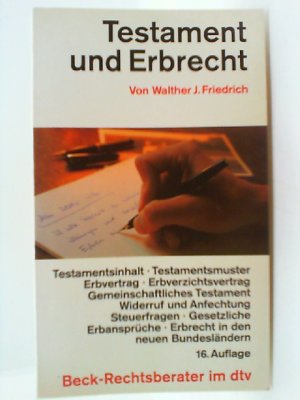 Testament und Erbrecht