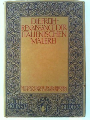 Die Fruh-renaissance der italienischen malerei