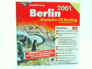 Berlin. Stadtplan CD Routing