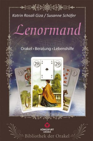 gebrauchtes Spiel – Giza, Katrin Rosali und Susanne Schöfer – Lenormand. Bibliothek der Orakel. Orakel - Beratung - Lebenshilfe.  Buch und 36 Karten in einem Karton