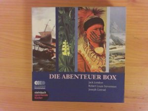 Die Abenteuer-Box : fünf ausgewählte Abenteuergeschichten ; ungekürzte Lesungen. Jack London ; Robert Louis Stevenson ; Joseph Conrad. Sprecher: Jörg Adae ; Wolf Ratjen ; Friedrich Schoenfelder ... / Die Klassiker-Hörbibliothek; Steinbach sprechende Bücher