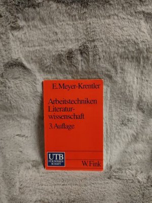 Arbeitstechniken Literaturwissenschaft. UTB ; 1582