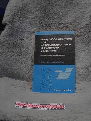 antiquarisches Buch – Analytische Geometrie und Abbildungsgeometrie in vektorieller Darstellung; Teil: Lösungswege und Lösungen.