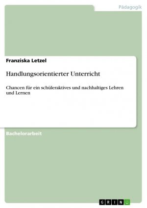 Handlungsorientierter Unterricht / Chancen für ein schüleraktives und nachhaltiges Lehren und Lernen / Franziska Letzel / Taschenbuch / Paperback / 44 S. / Deutsch / 2013 / GRIN Verlag