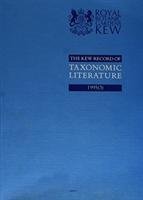 neues Buch – Royal Botanic Gardens – The Kew Record of Taxonomic Literature Relating to Vascular Plants / Kew Royal Botanic Gardens / Taschenbuch / The Kew record of taxonomic literature relating to vascular plants / Englisch / 1996