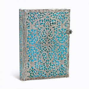 Paperblanks Maya Blue Silver Filigree Collection Hardcover MIDI Lined Clasp Closure 240 Pg 120 GSM / Hartley & Marks Publishers Inc / Buch / Gebunden / Englisch / 2013 / Paperblanks