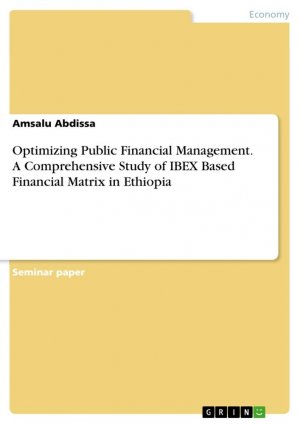 Optimizing Public Financial Management. A Comprehensive Study of IBEX Based Financial Matrix in Ethiopia / Amsalu Abdissa / Taschenbuch / Paperback / Englisch / 2024 / GRIN Verlag / EAN 9783963566875