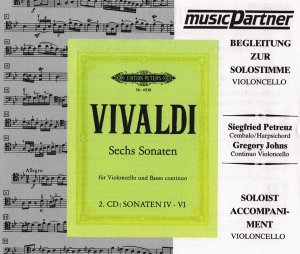 neues Buch – Antonio Vivaldi – Cellosonaten IV-VI / Antonio Vivaldi / Audio-CD / CD / 2023 / Edition Peters / EAN 4013788000588