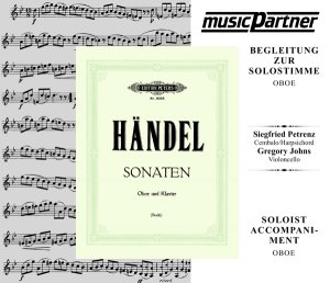 neues Buch – Händel,Georg Friedrich – Oboensonaten (c,g) / Georg Friedrich Händel / Audio-CD / CD / 2023 / Edition Peters / EAN 4013788000984